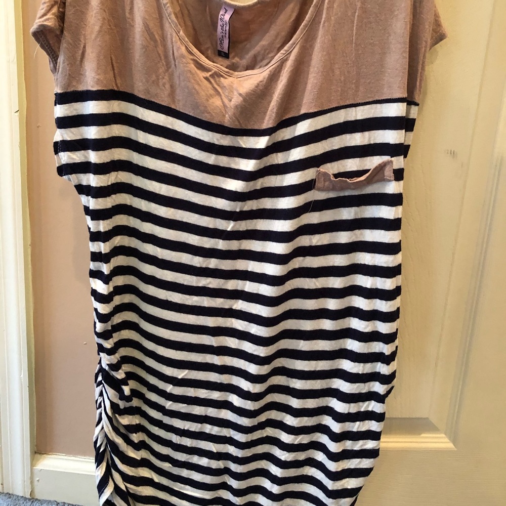 Mom’s the Word Maternity striped top
